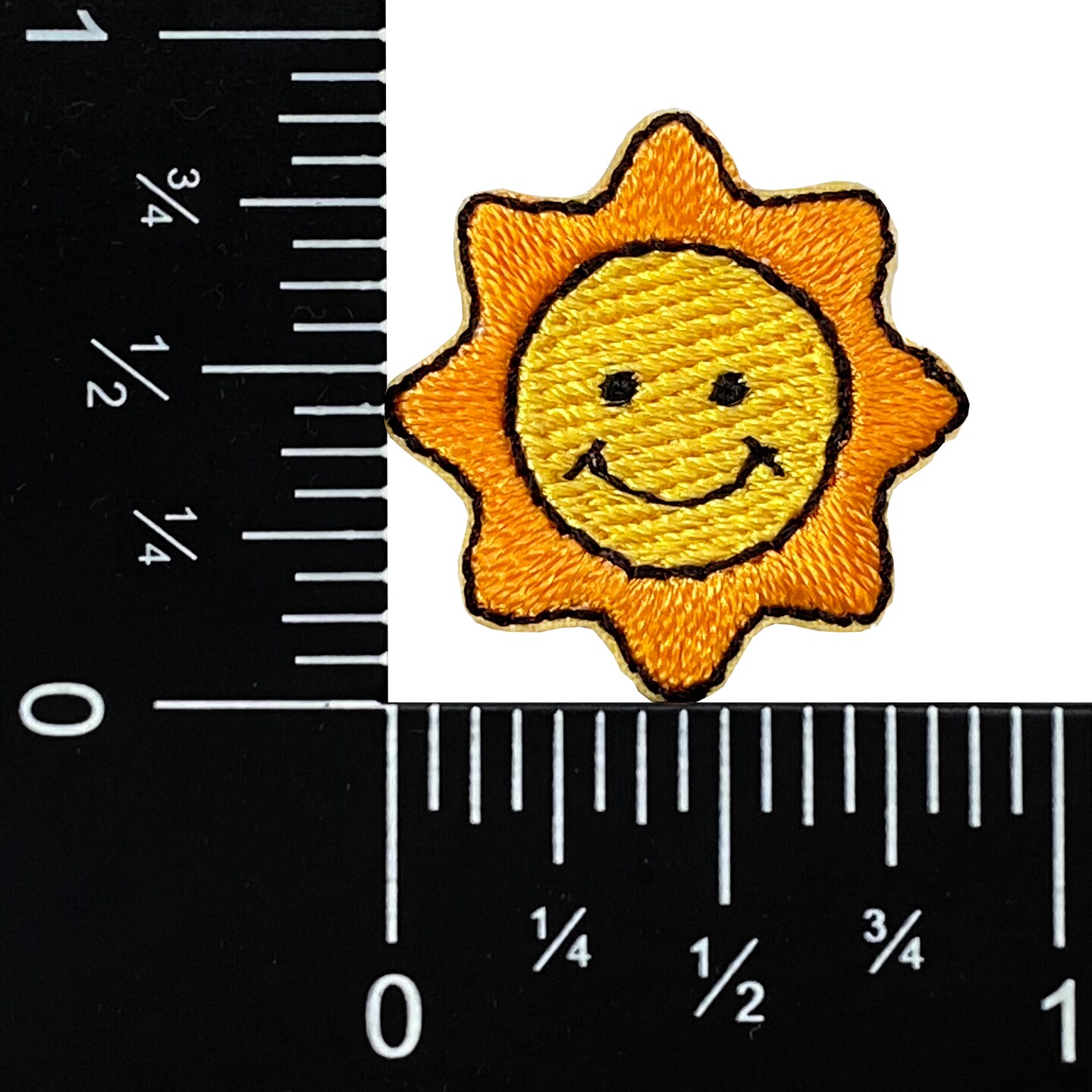 7/8" Mini Sun, Animals, Miniature, Embroidered, Iron-on Patch