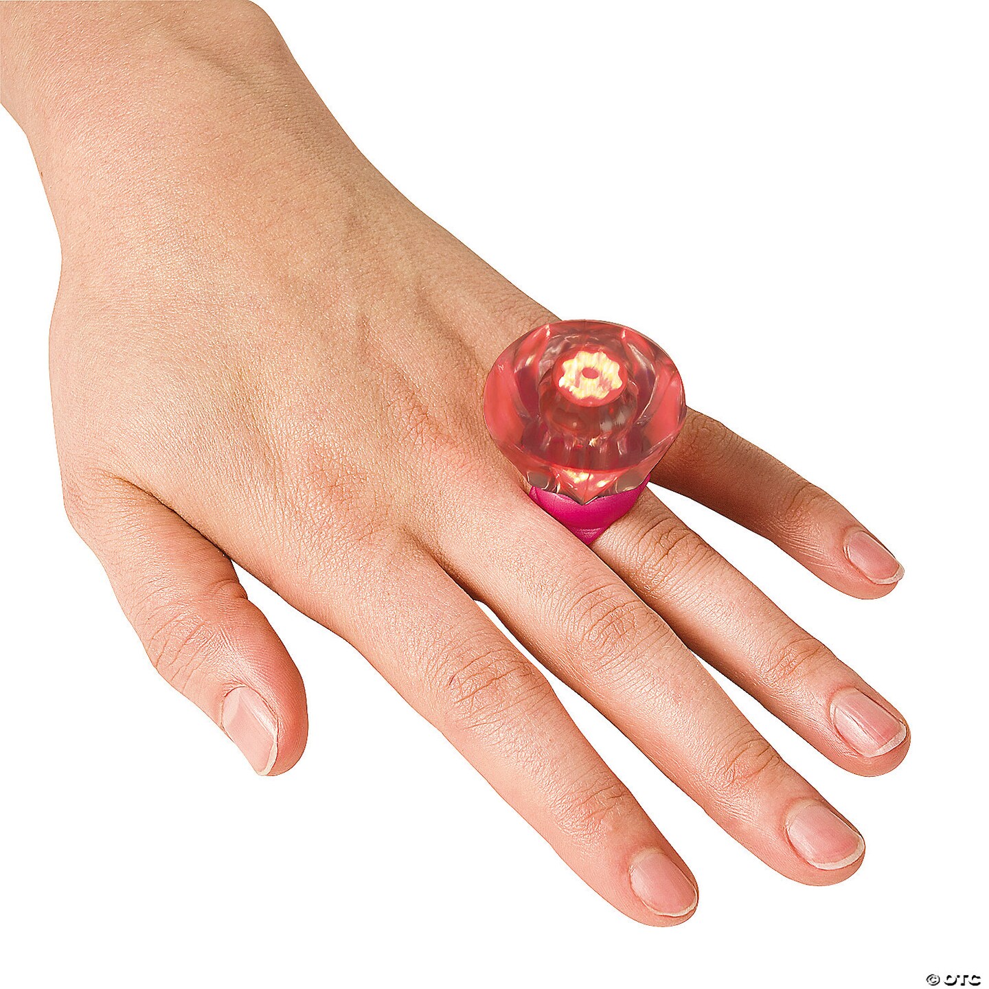 Kids&#x27; Light-Up Diamond-Shaped Rings - 12 Pc.
