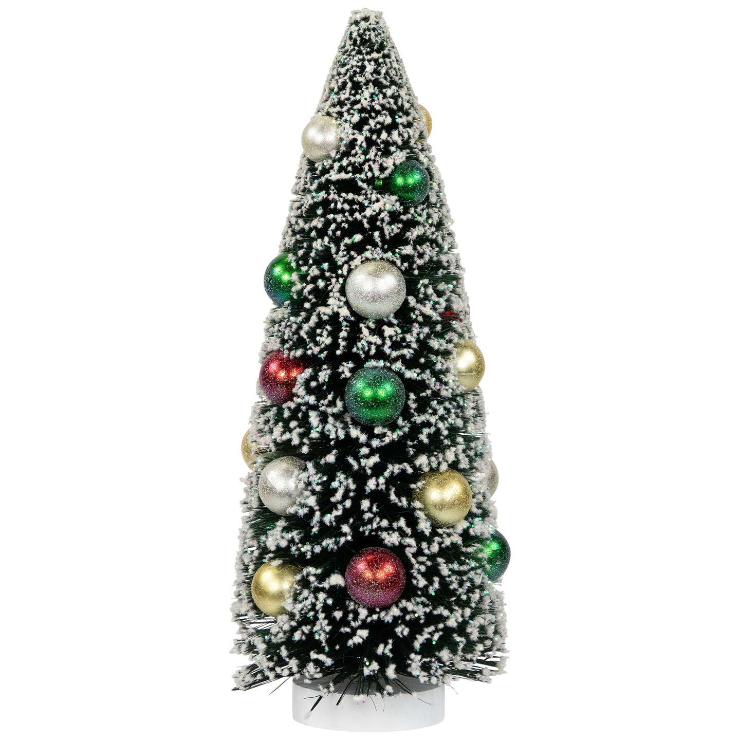 Northlight 12” Green Frosted Sisal Pine Artificial Tree Christmas Tabletop Decor