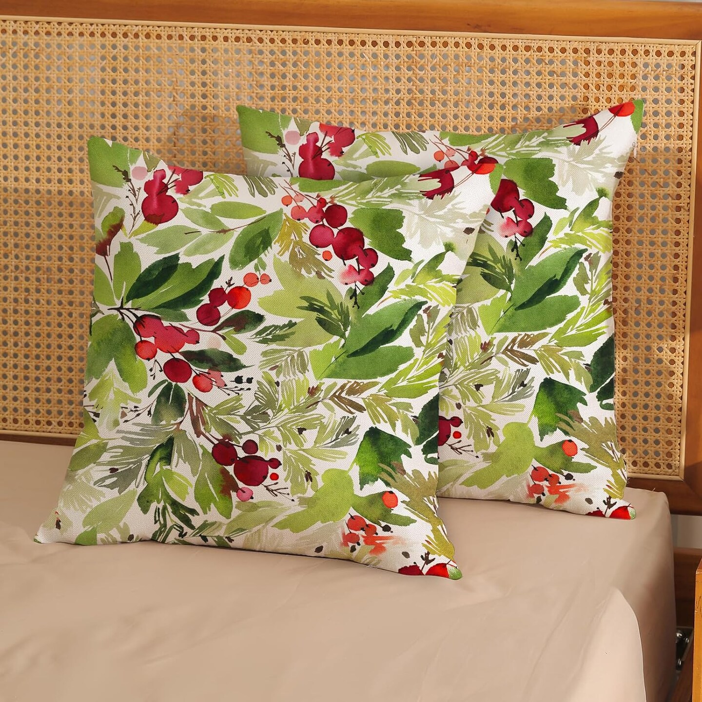 18 Inches Decorated Winter Christmas Pillow Covers
