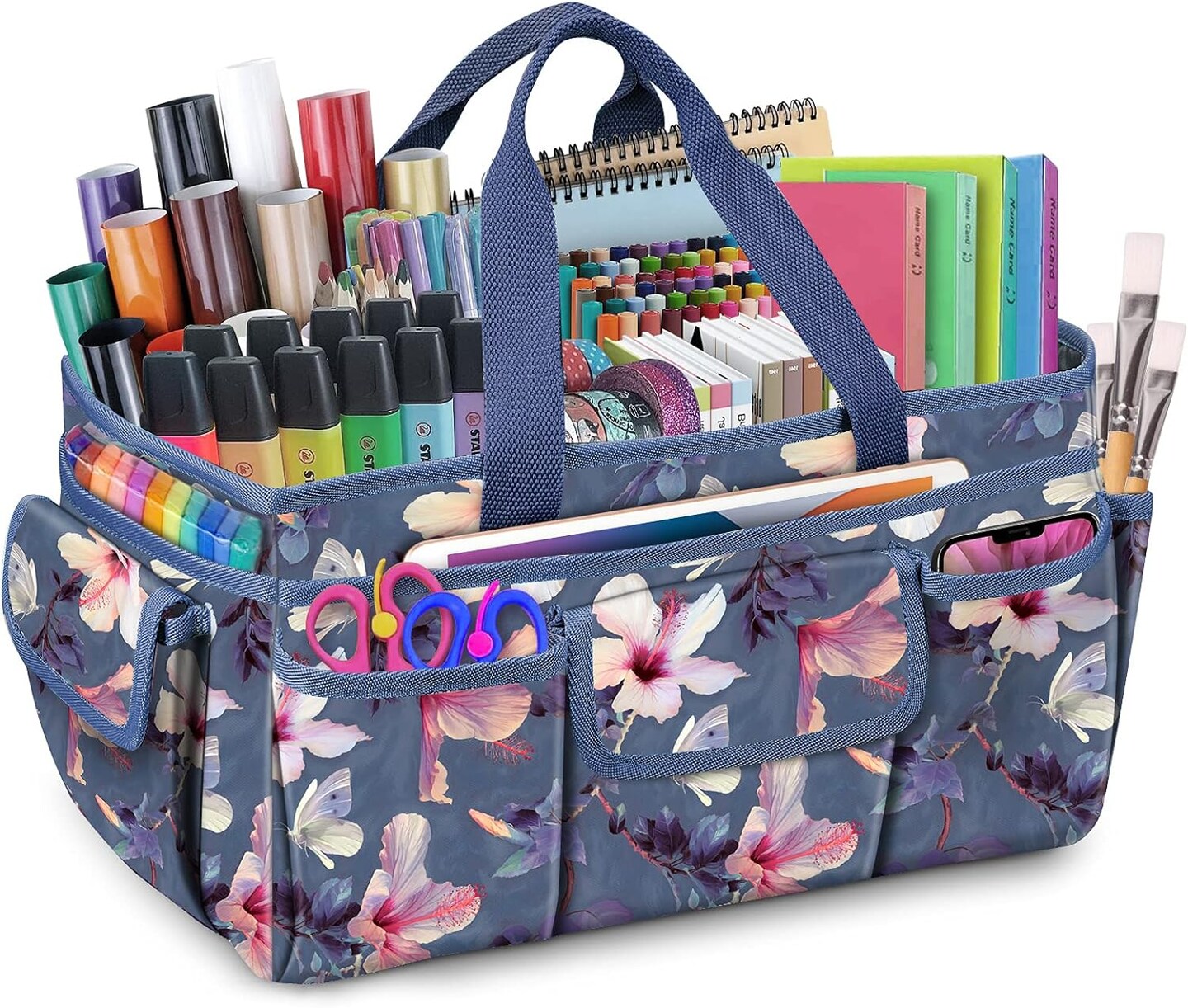 Premium Storage Tote Bag with Multiple Pockets | Michaels