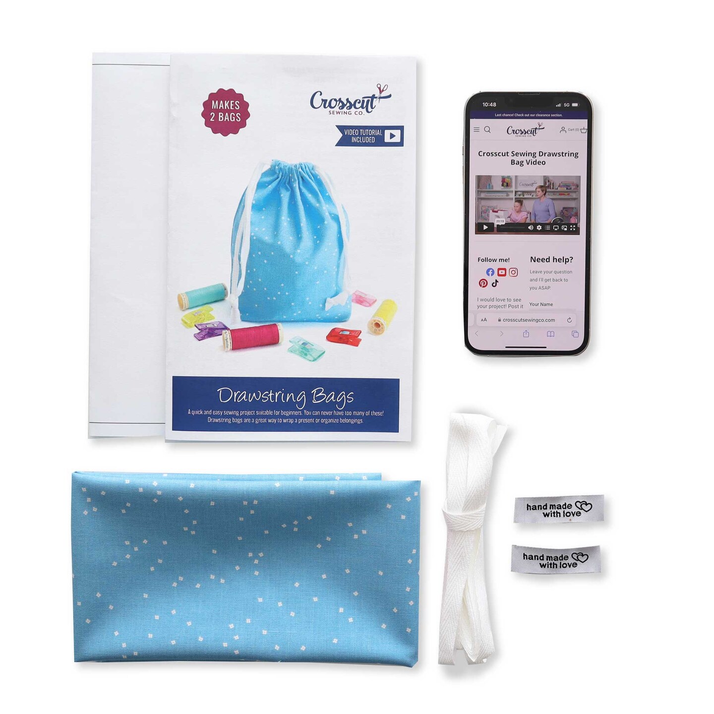 Crosscut Sewing Co. Beginner Sewing Kit Bundle