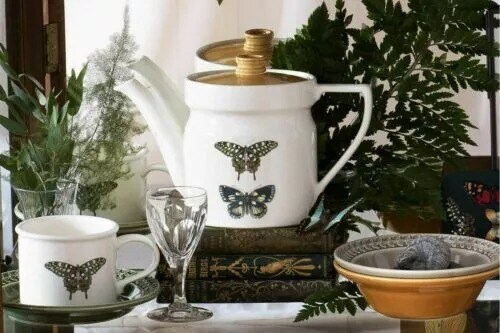 Portmeirion Botanic Garden Harmony Fine Earthenware Cereal Bowl, 6&#x22; - Amber