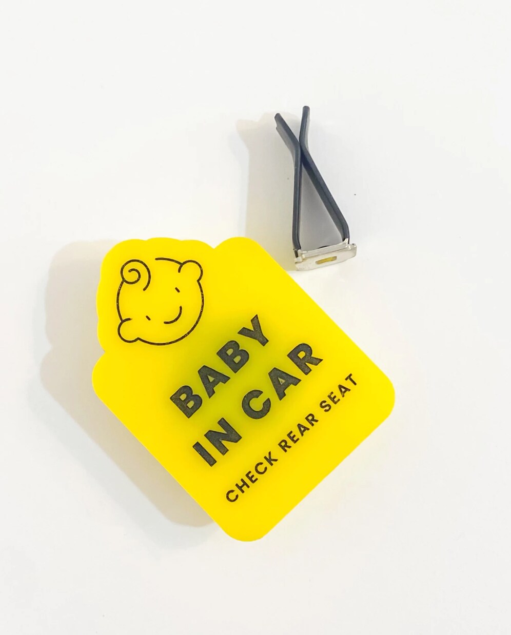 Baby In Car Seat Reminder Vent Clip | MakerPlace by Michaels, image size:869x1080
