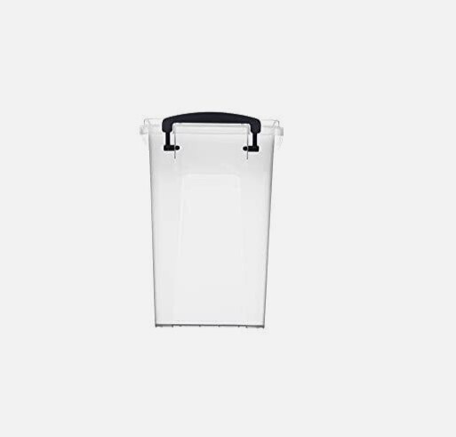Deep Storage Bin with Lid X-Deep Small Clear Storage Box