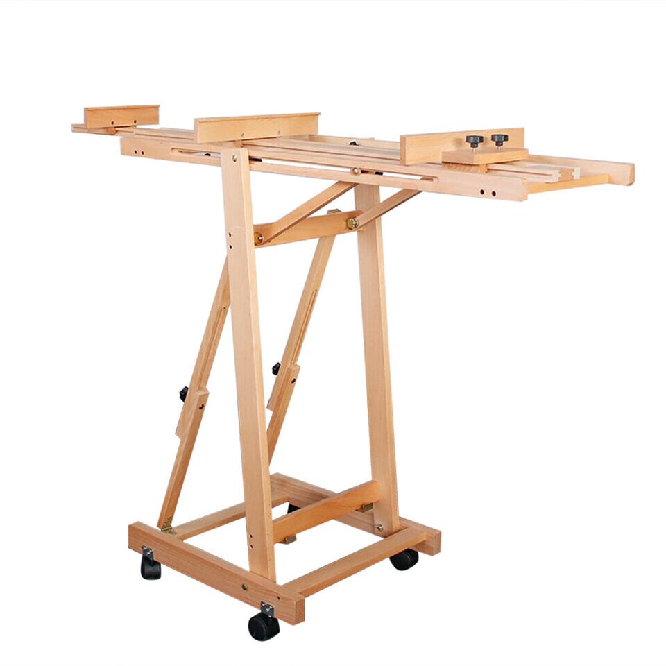 Kitcheniva Painting H-Frame Wood Large Heavy-Duty Studio Artist Easel Art