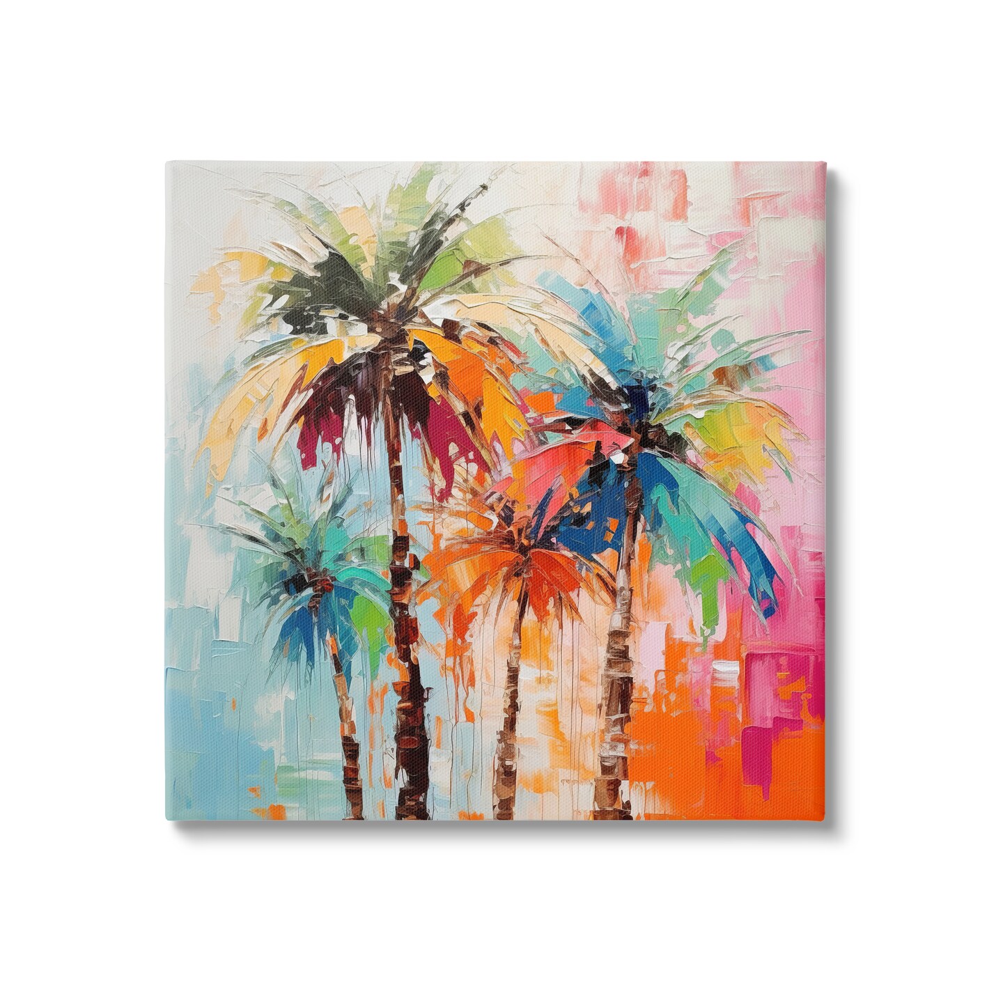 Stupell Industries Abstract Palm Tree Painting Canvas Wall Art