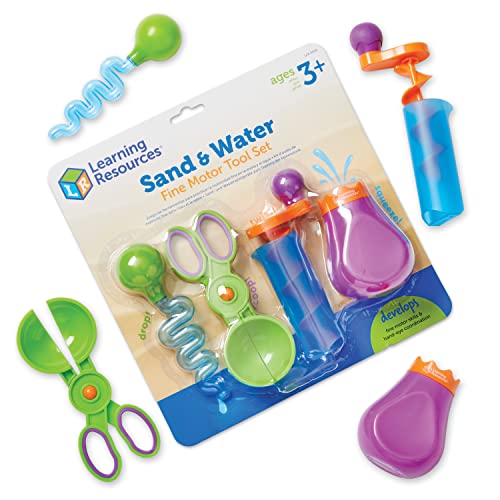 Sand & Water Fine Motor Set, Construction Toy, 4 Pieces, Ages 3+