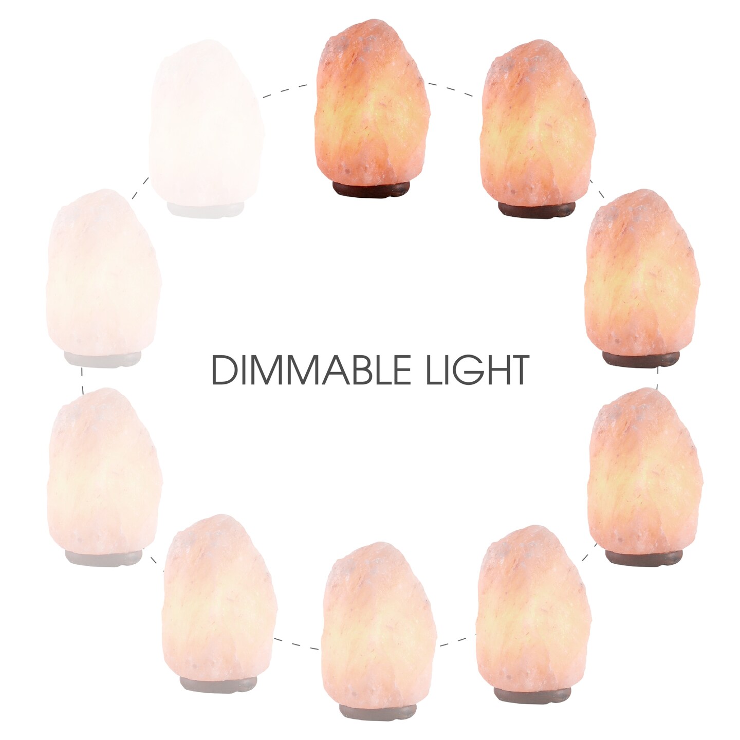 Juancarlos Salt Lamp Dimmable Light