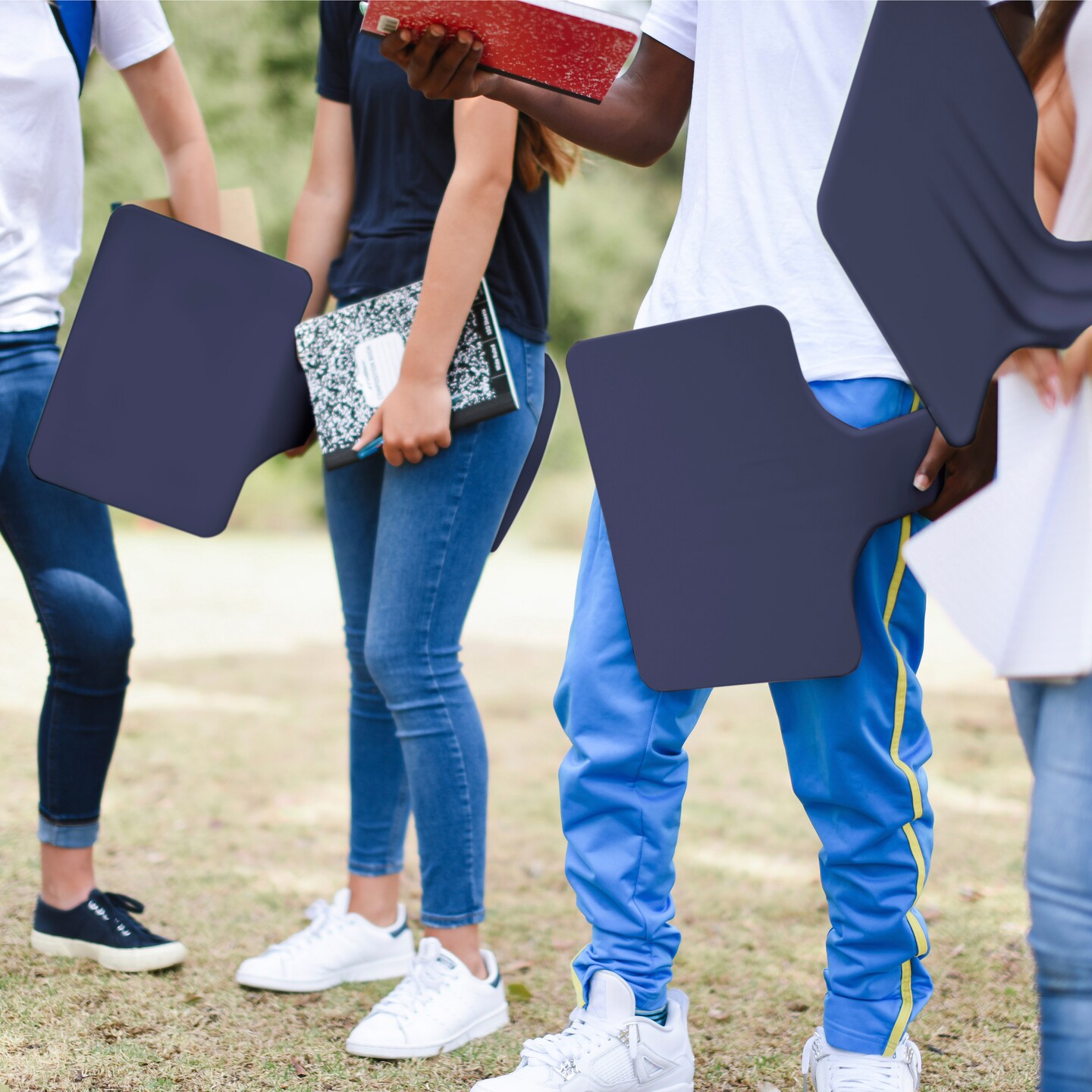 The Surf Portable Lap Desk, Kids Floor Desk, One-Piece Writing Table, Flexible Seating, 10-Pack