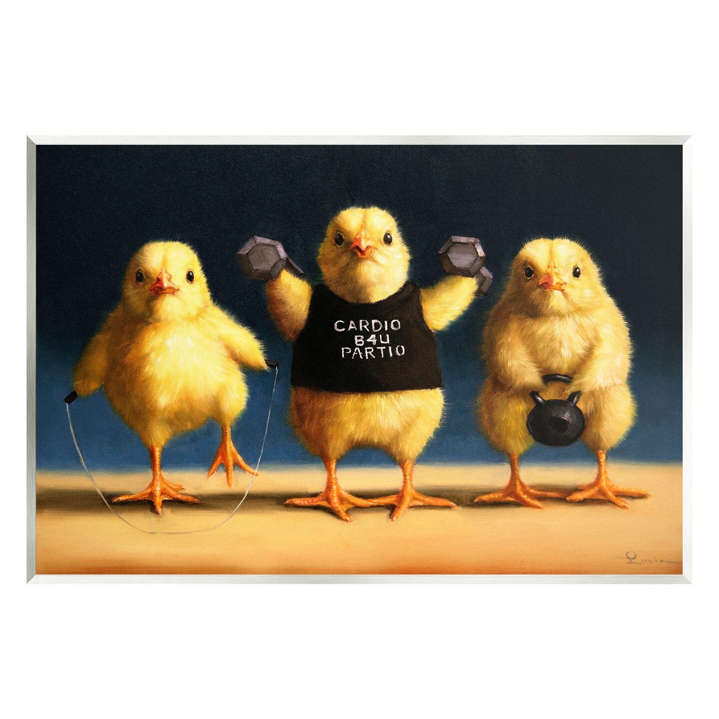 Stupell Industries Funny Exercise Workout Chicks Wall Plaque Art