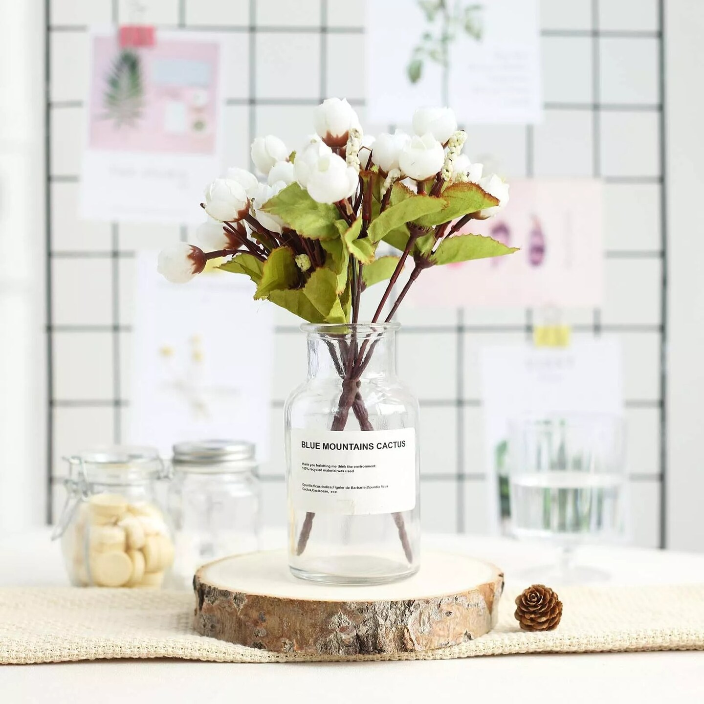 Natural Round Poplar 5-7" wide Wood Slices Wedding Decorations Centerpieces