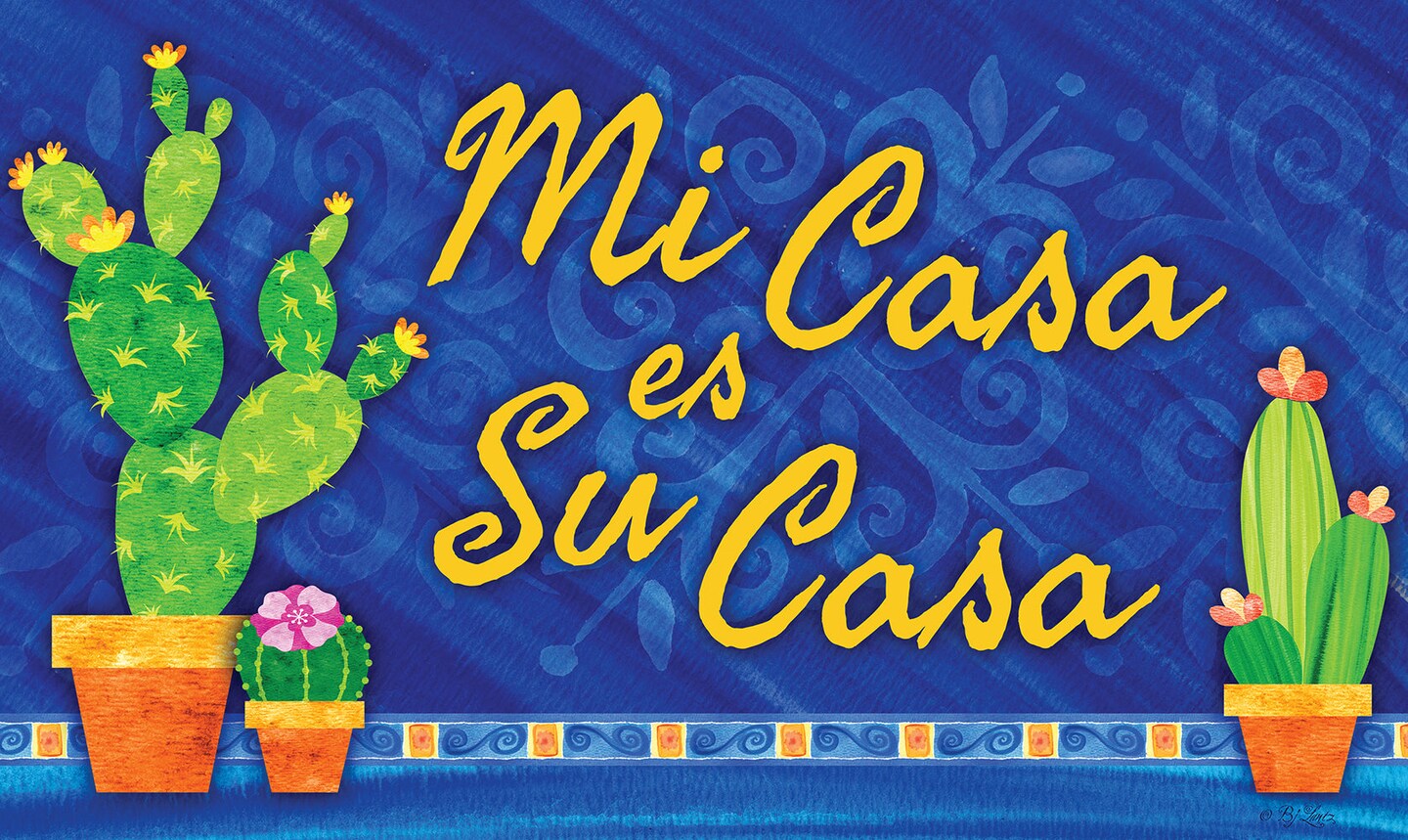 Spanish House Door Mat (18 x 30&#x22;)