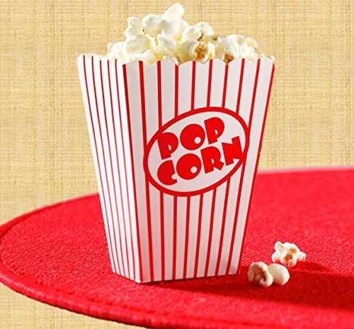 Kedudes Movie Night Popcorn Boxes for Party (20 pack) - Paper Popcorn Buckets -, Movie Theme Party Decorations, Movie Party Favors, Container, Carnival &#x26; Movie Night Supplies, Movie Party Decorations