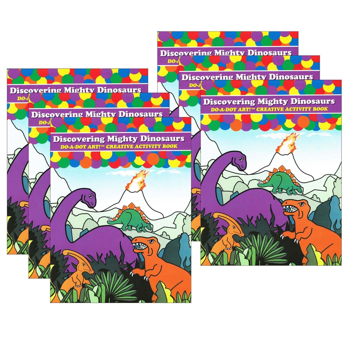 Discovering Mighty Dinosaurs Creative Art &#x26; Activity Book, Pack of 6