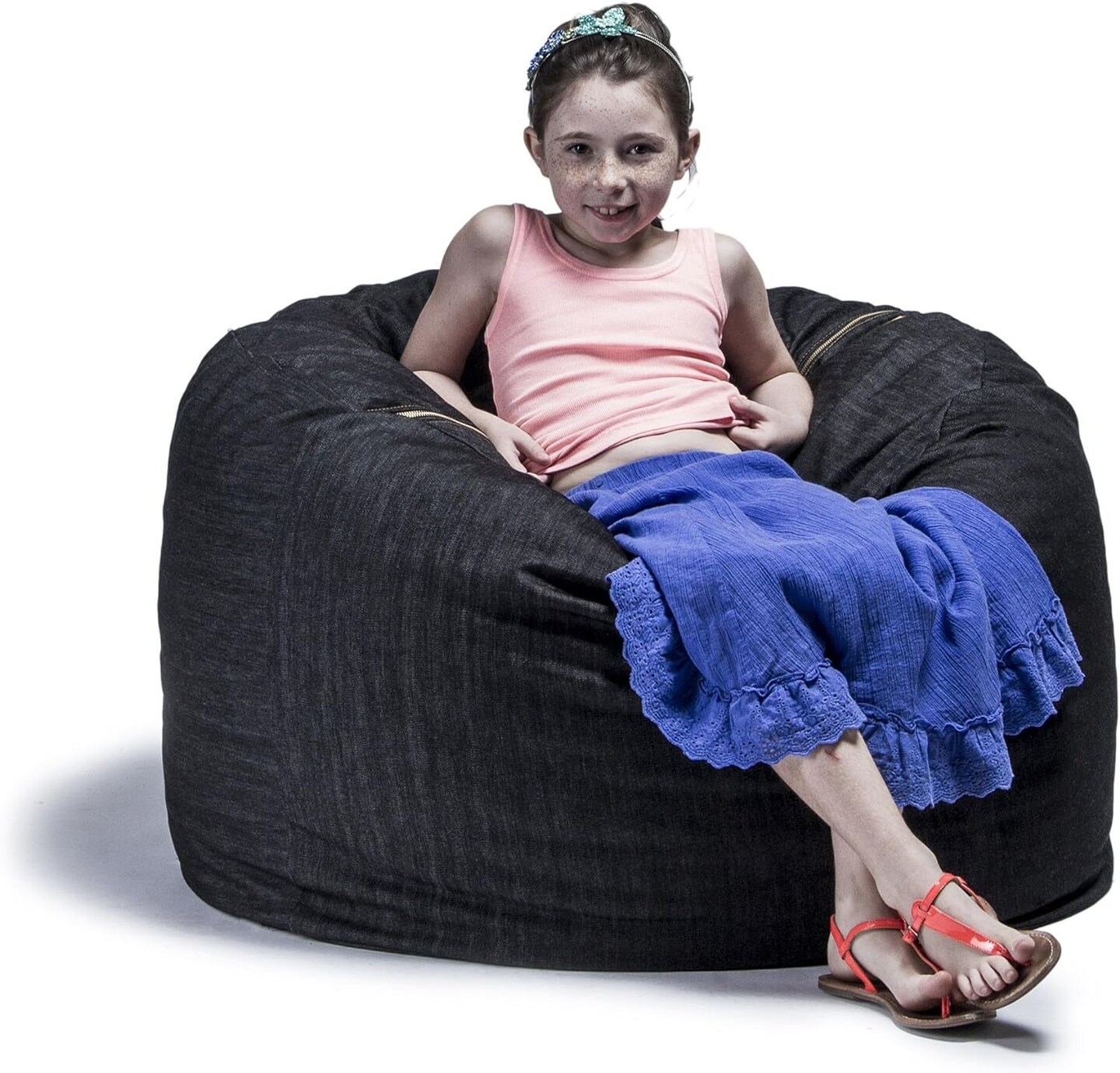 Classic Saxx 3 Ft Bean Bag, Dark Denim | Michaels