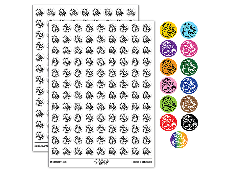 Sassy Snake with Tongue Sticking Out 200+ 0.50&#x22; Round Stickers