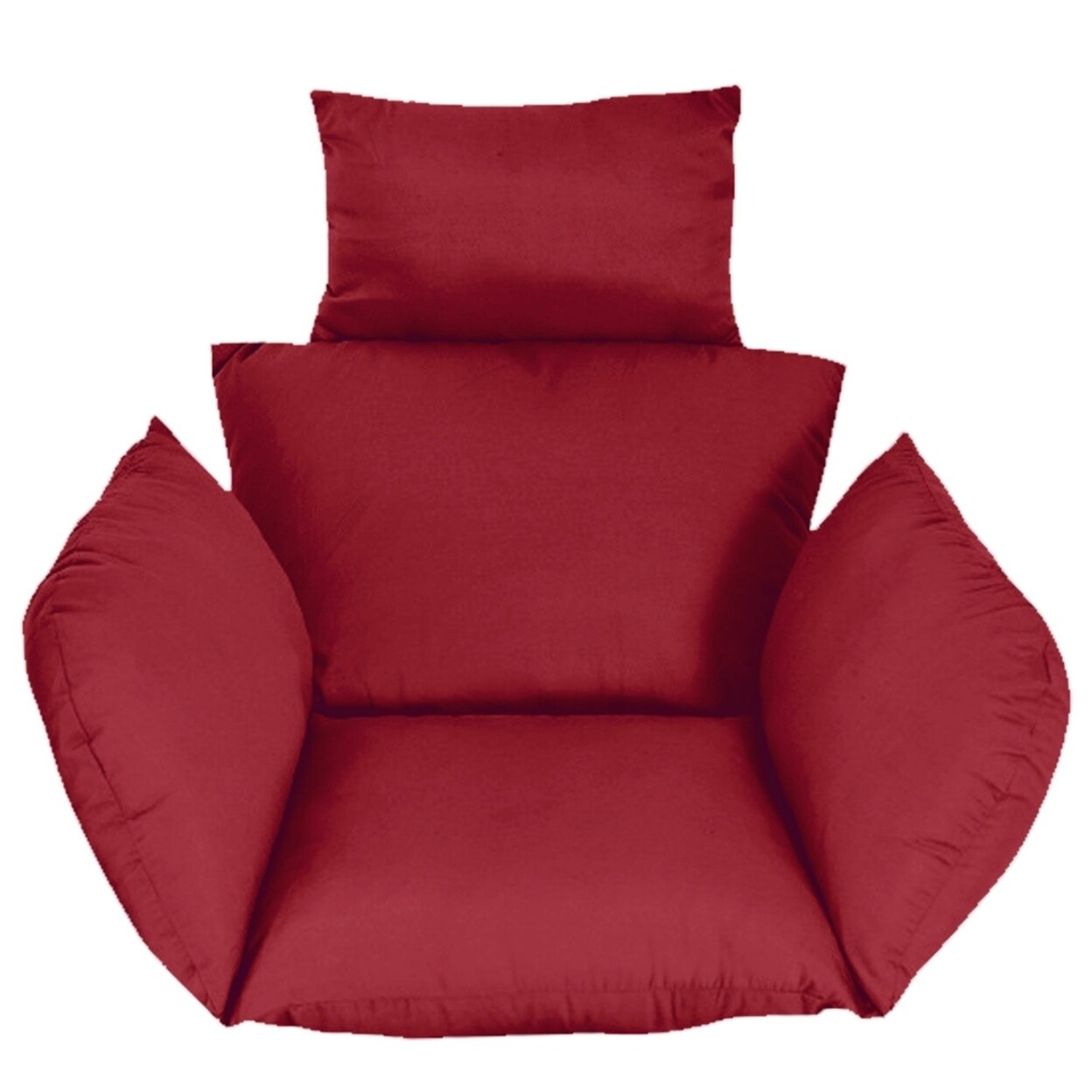 Egg Chair Cushion Hanging Basket Seat Cushion Thicken Soft Egg Swing Chair Pad Hanging Egg Chair Cushion With Headrest