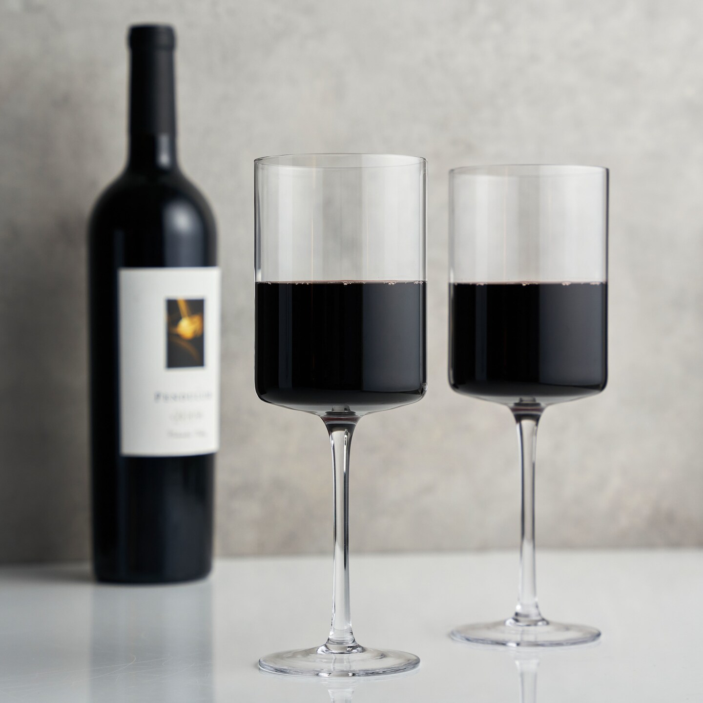 Laurel Crystal Red Wine Glasses 