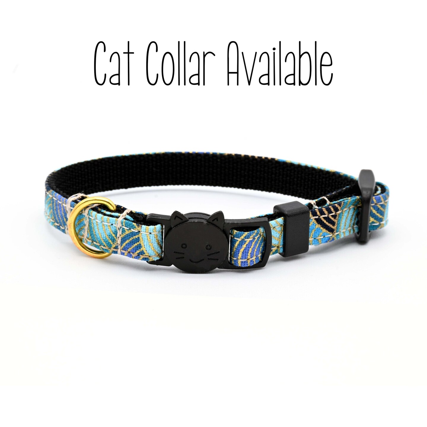 Fish print dog collar hotsell