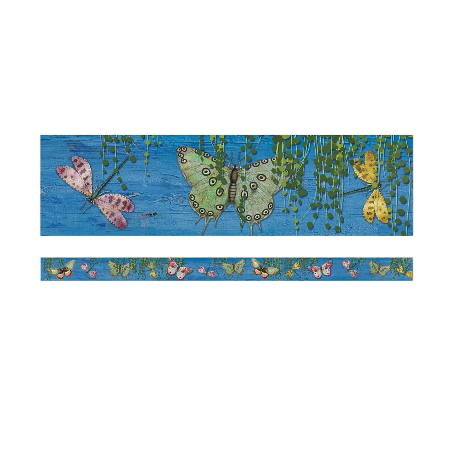 Curiosity Garden Butterfly Deco Trim&#xAE;, 37 Feet Per Pack, 6 Packs