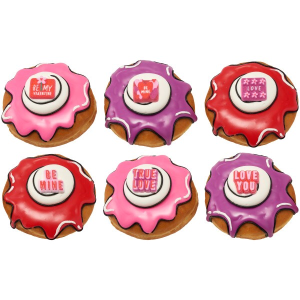 Sweet Valentine Assortment Dec-Ons&#xAE; Decorations 12ct