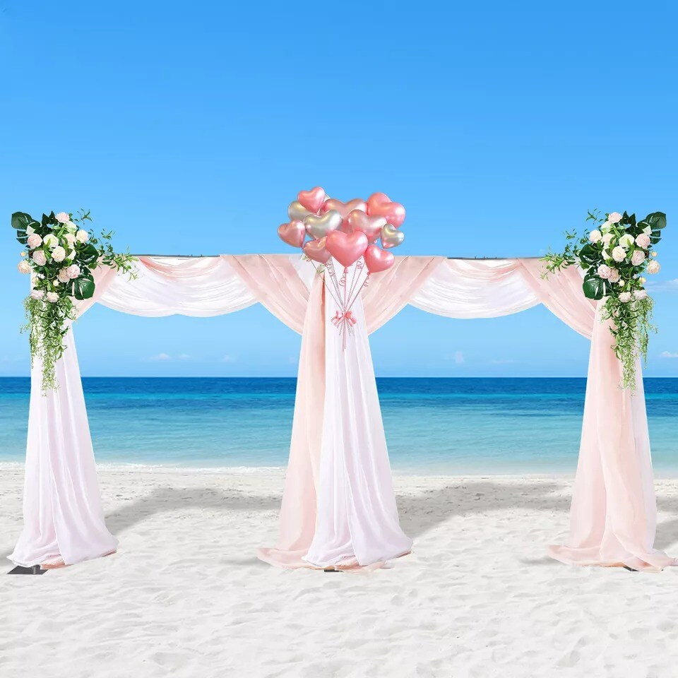 Backdrop Stand Pipe Kit Heavy Duty Background Pipe Rack Wedding Party Decor