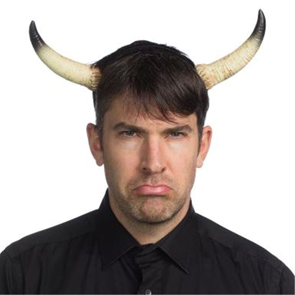 Supersoft Costume White Heffer Horns