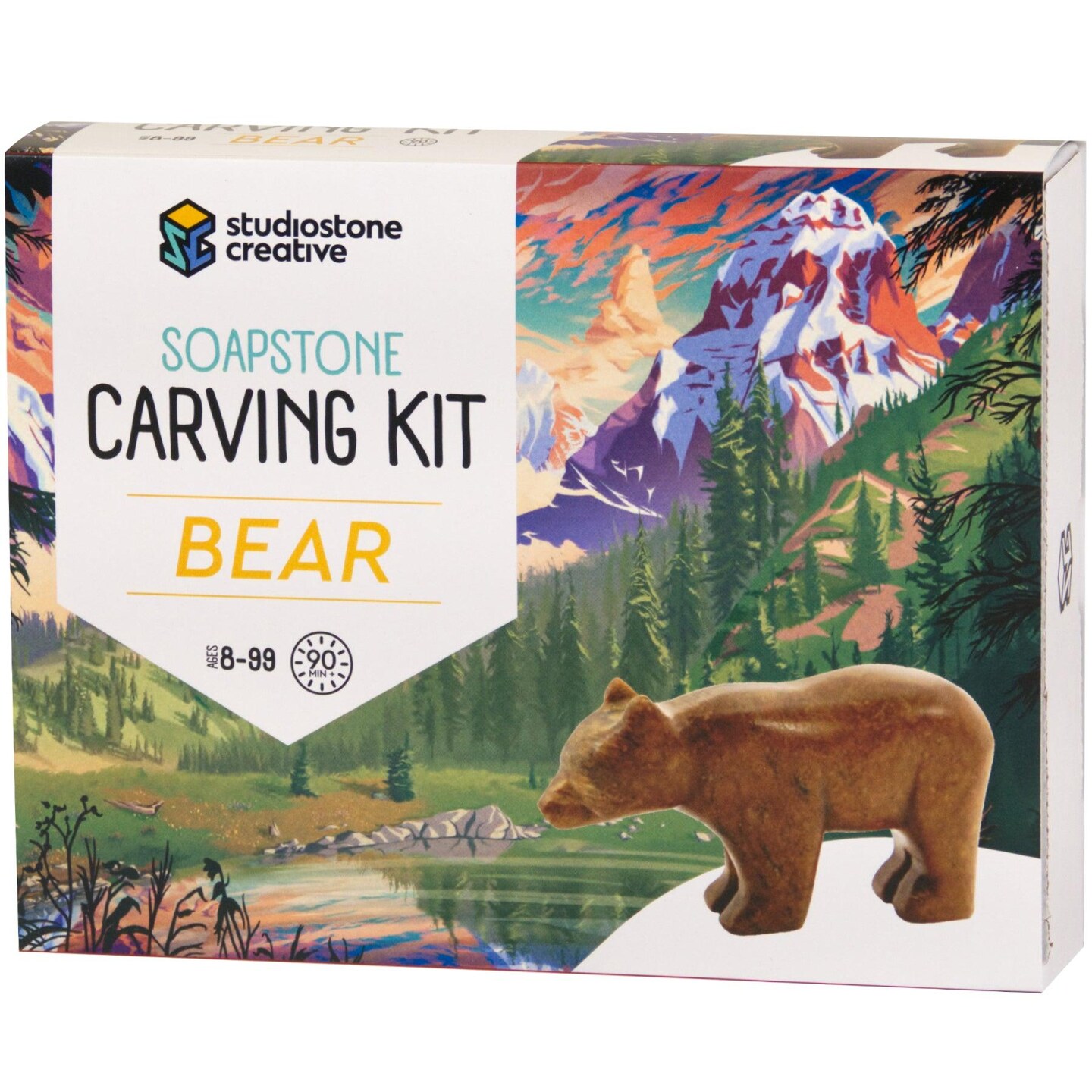 Mothers Day Gift - Bear Soapstone Carving Kit