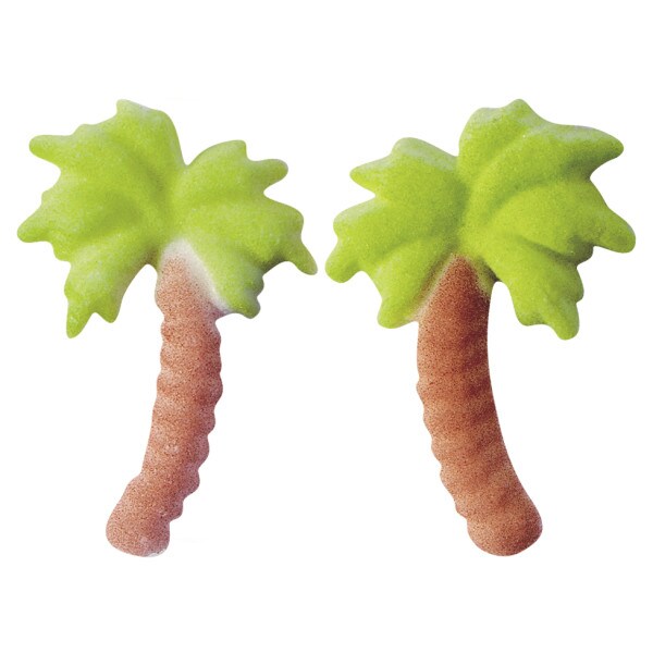 Palm Tree Assortment Dec-Ons&#xAE; Decorations 12ct
