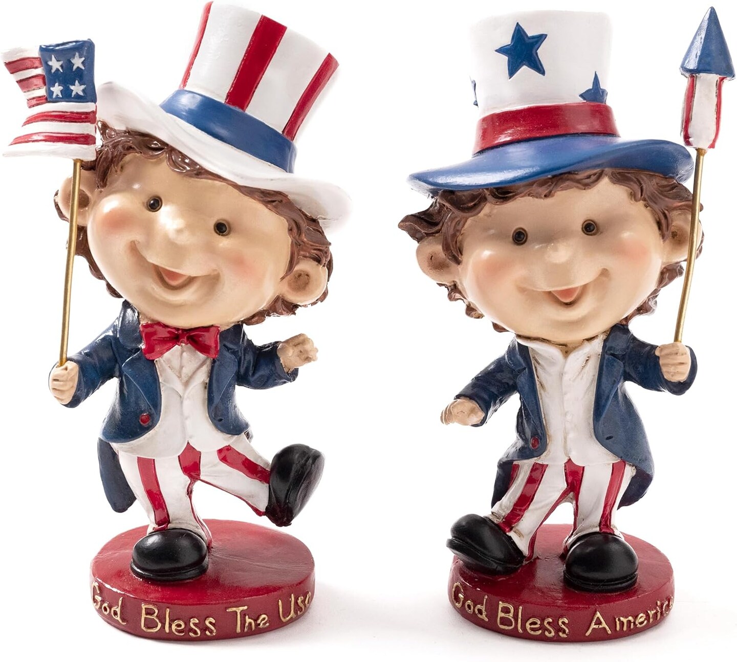 2 Pieces 4th of July Patriotic Table Decorations