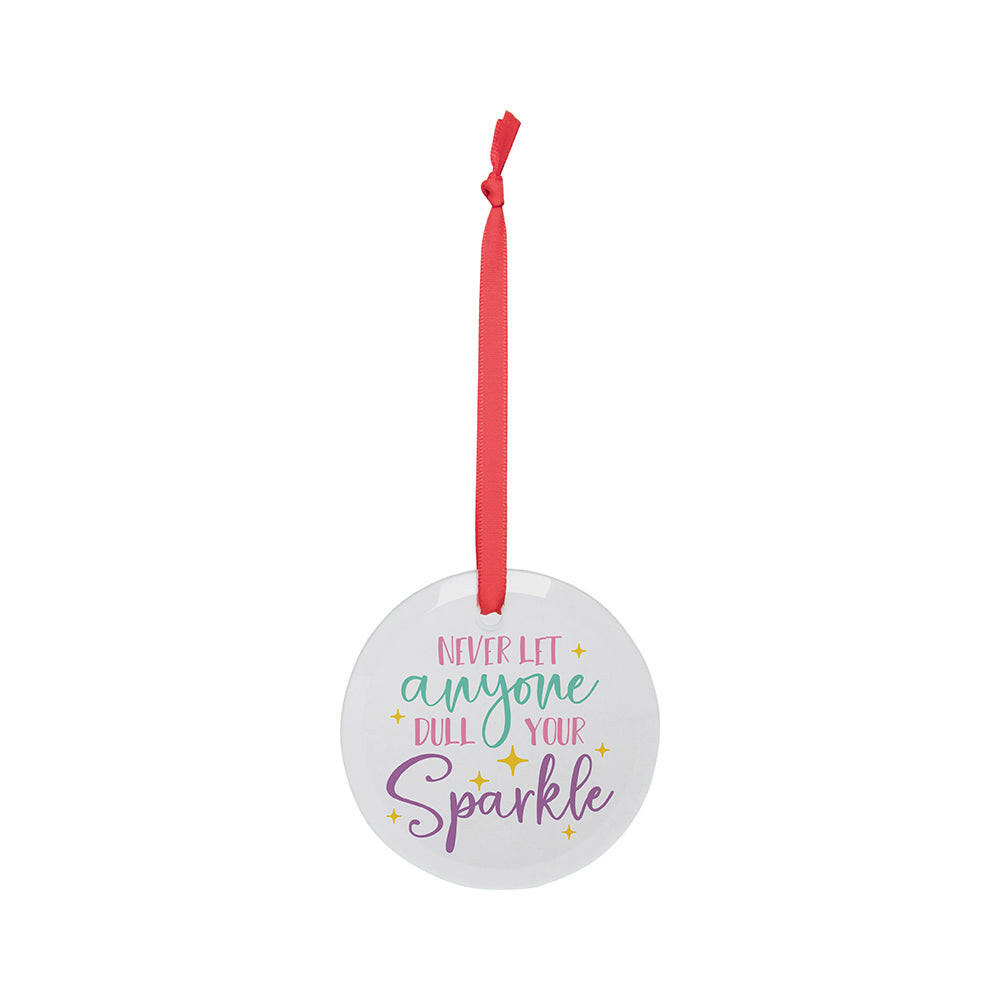 Craft Express 25 Pack 3 Inch Circle Glass Ornaments