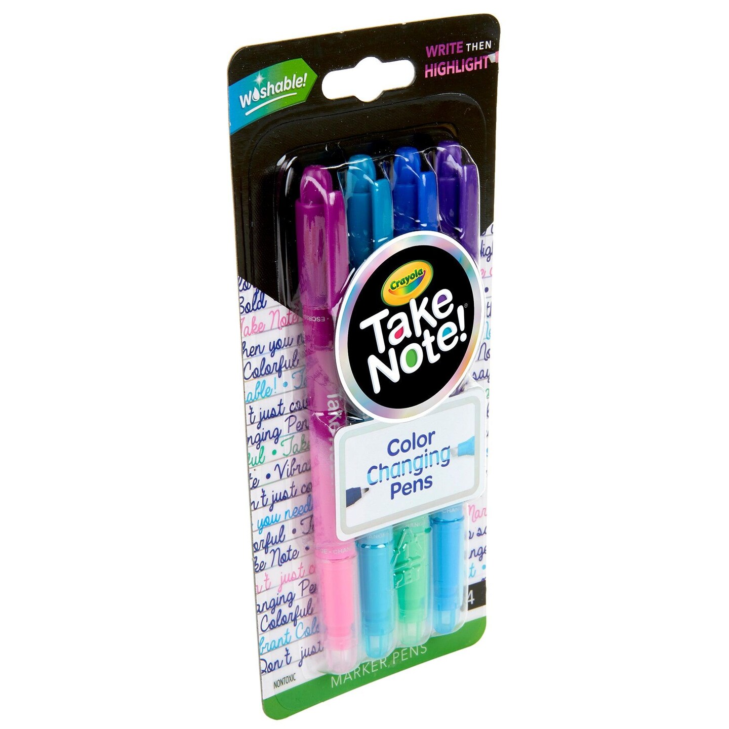 Take Note! Dual Ended Color Changing Pens, 4 Per Pack, 3 Packs