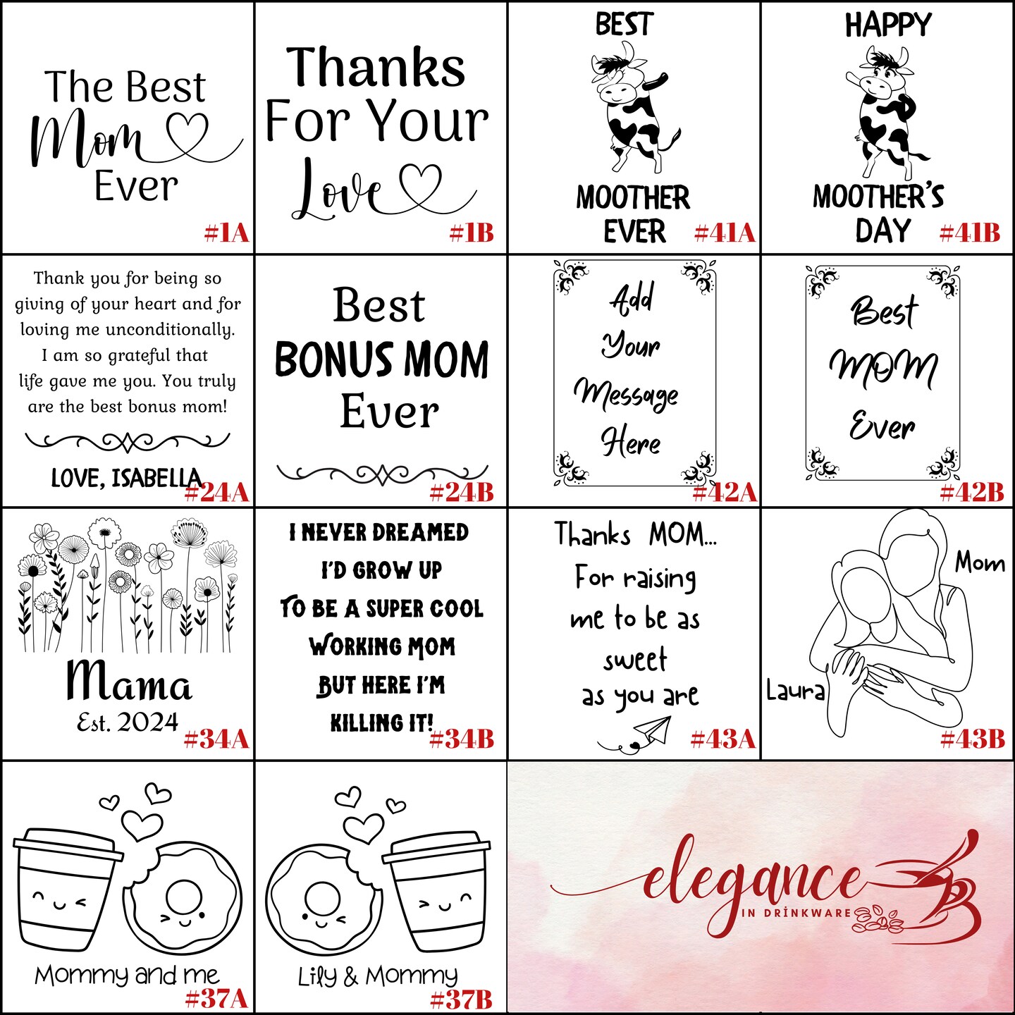 Custom Floral Mama Mug With Est Date Mothers Day Gift, Mommy