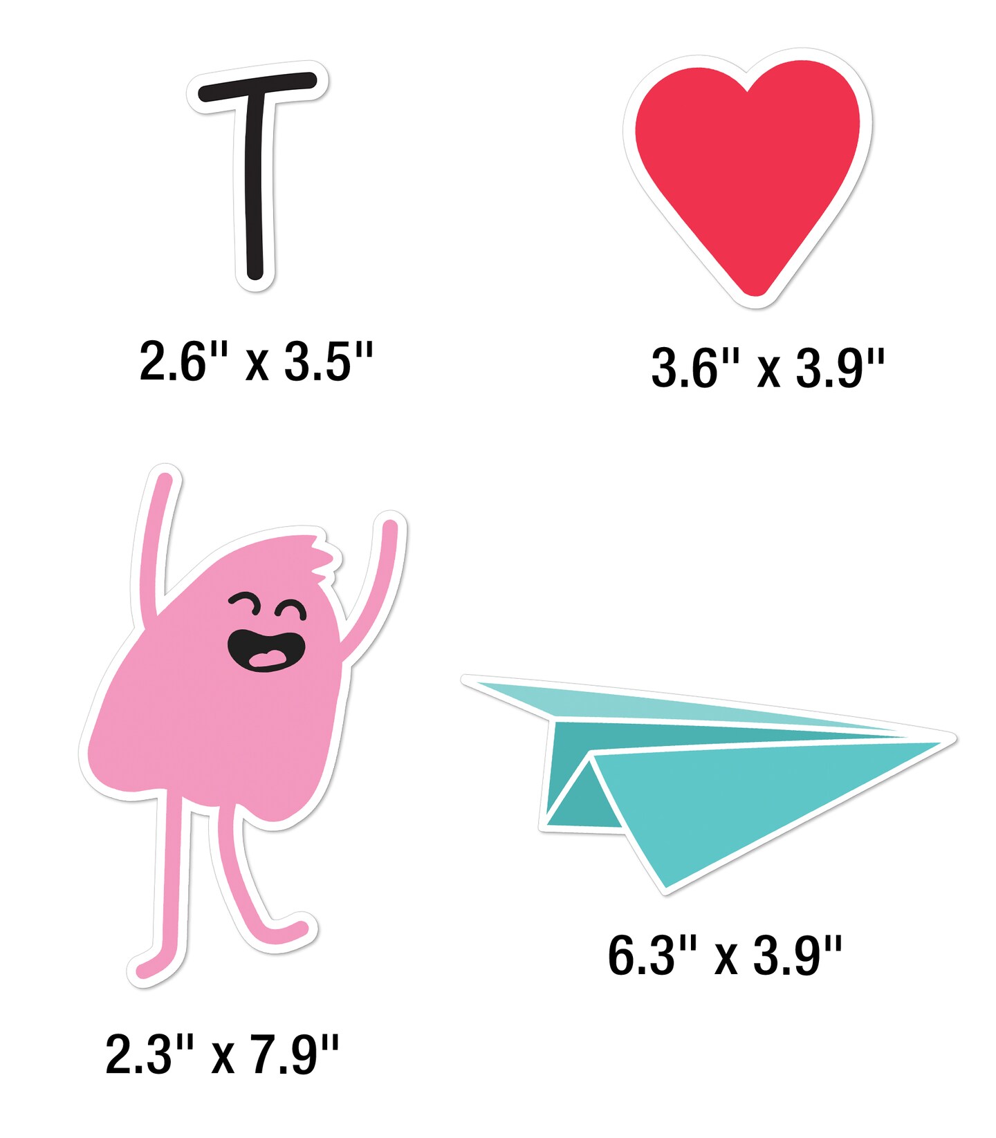 Carson Dellosa This is Our Happy Place Bulletin Board Set, Rainbow Classroom Decorations With Heart and Paper Airplane Bulletin Board Cutouts for Wall Decor, Colorful Classroom Decor (58 pc)