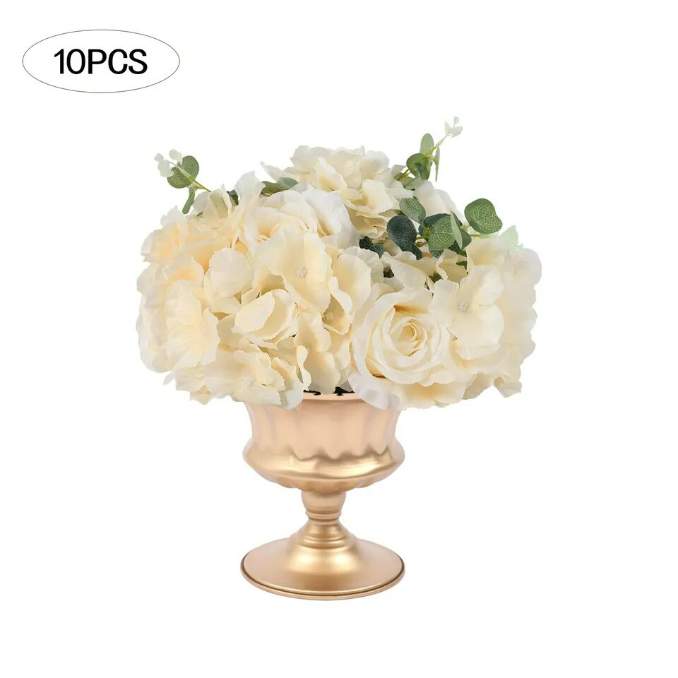 Wedding Flower Balls for Centerpieces Artificial Flower Ball Arrangement 10 Pcs
