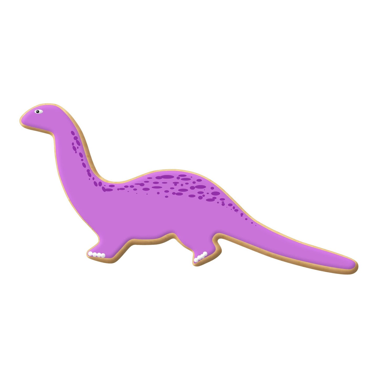 CookieCutter.Com Apatosaurus Dinosaur 7.25 in –Tin Plated Steel Cookie Cutters – Made In The USA
