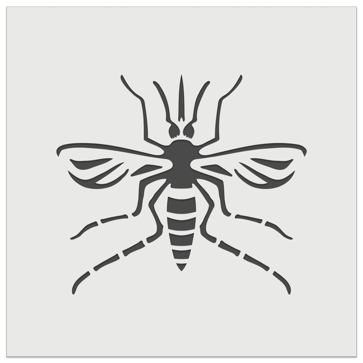 Mosquito Pest Insect Bug Wall Cookie DIY Craft Reusable Stencil