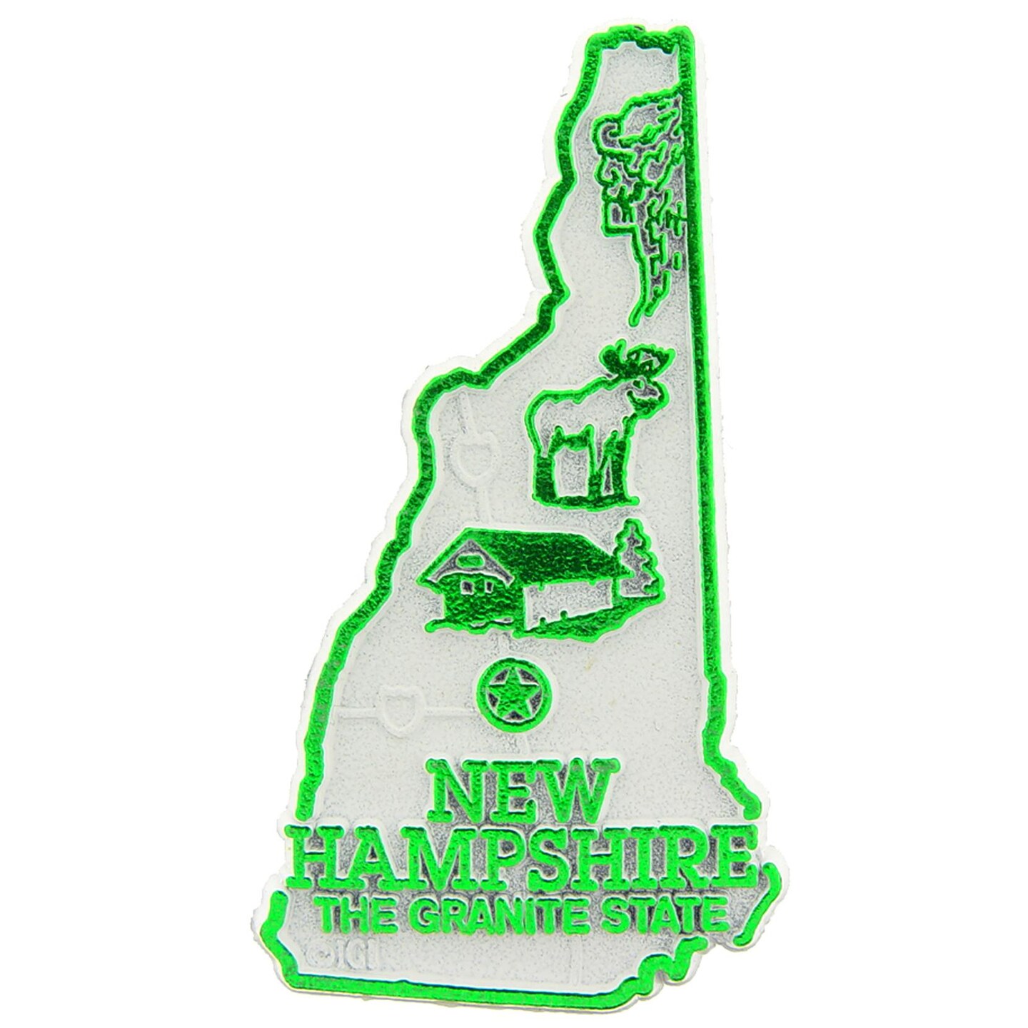 New Hampshire Refrigerator Magnet 2&#x22;