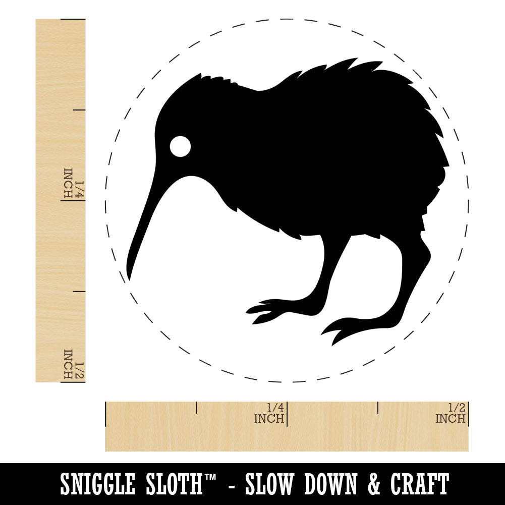New Zealand Kiwi Bird Self-Inking Rubber Stamp for Stamping Crafting Planners