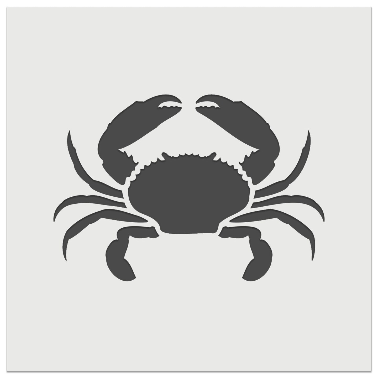 Crab Beach Ocean Wall Cookie DIY Craft Reusable Stencil