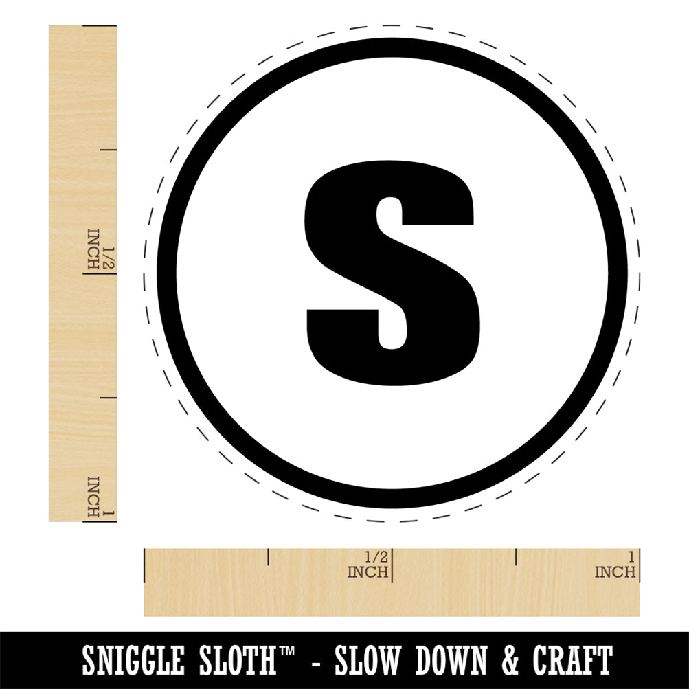 Small S Size Tag Self-Inking Rubber Stamp Ink Stamper for Stamping Crafting Planners