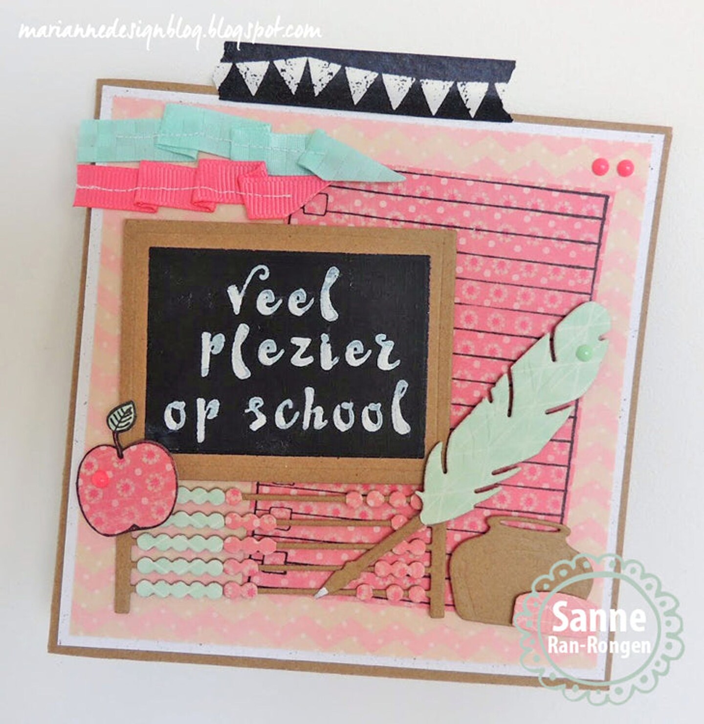 Marianne Design : Collectables Die &#x26; Stamp Set - Abacus