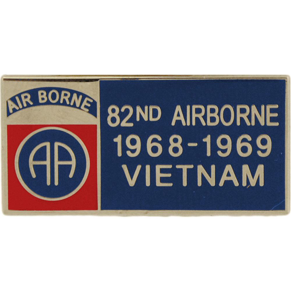 U.S. Army 82nd Airborne Division Vietnam Pin 1 1/8&#x22;