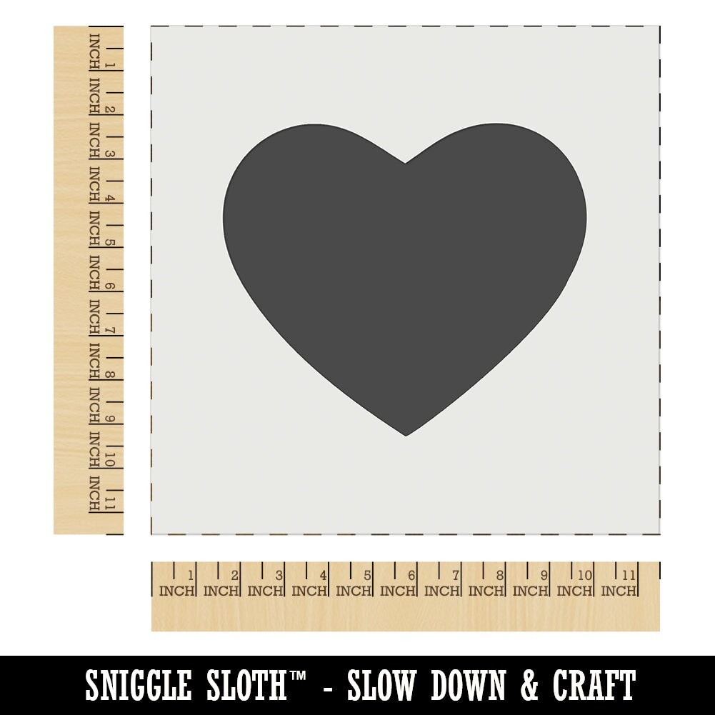 Heart Solid Wall Cookie DIY Craft Reusable Stencil Michaels