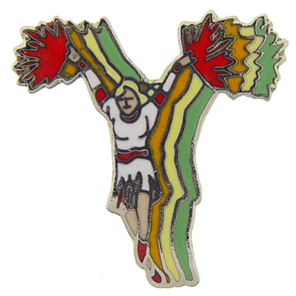 Cheerleader Pin 1&#x22;
