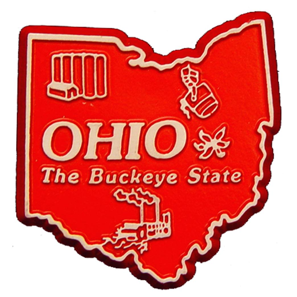 Ohio Refrigerator Magnet 2&#x22;