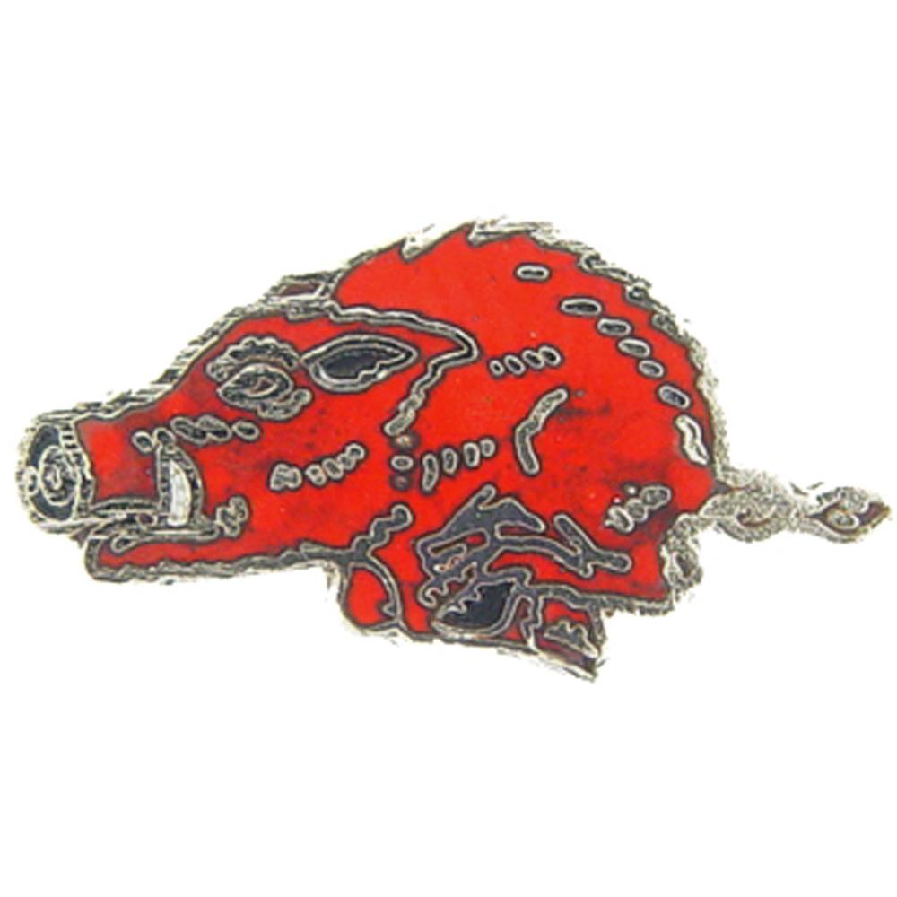 Razorback Boar Pin Red 1&#x22;