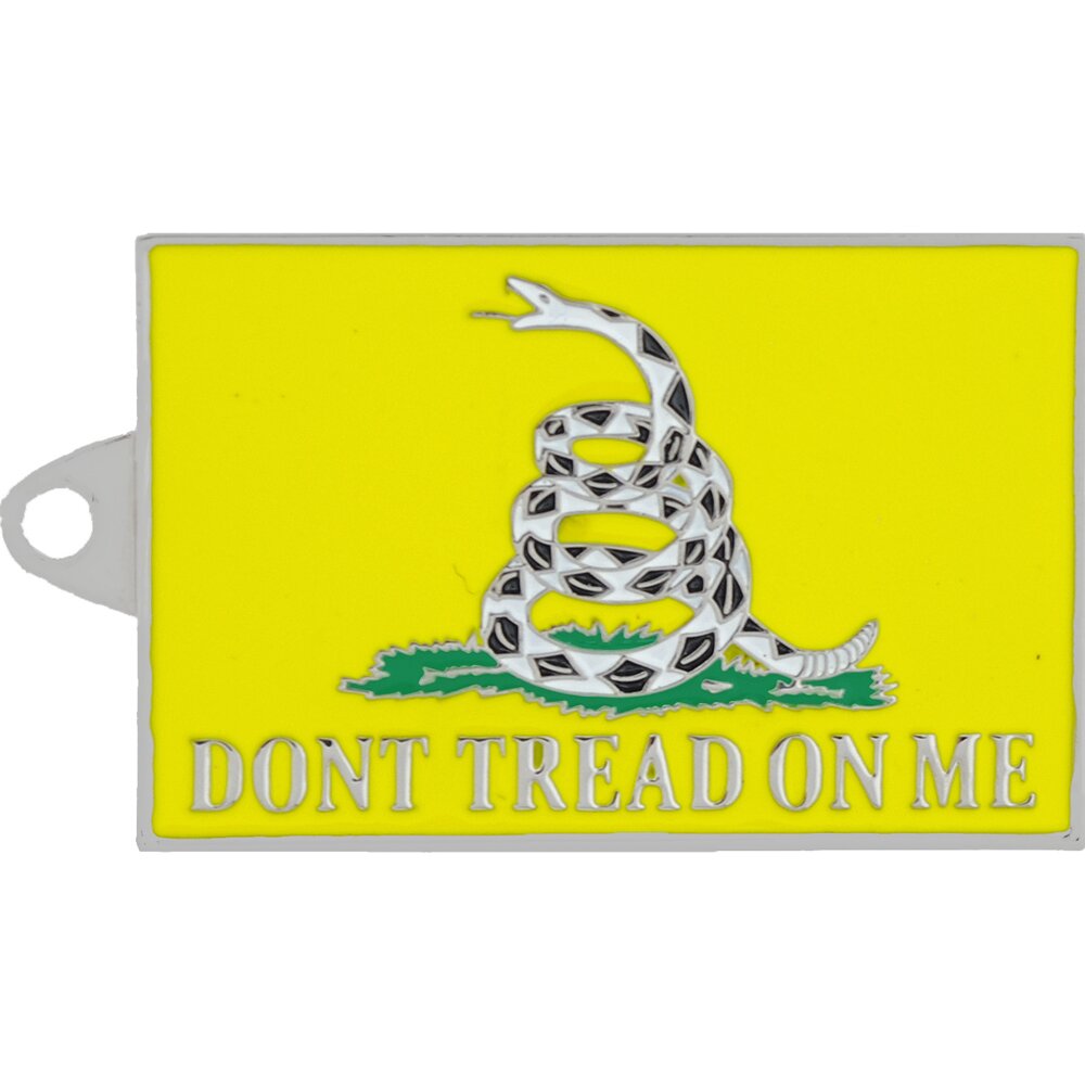 Don&#x27;t Tread On Me Key Ring Military Keychains for Men Women
