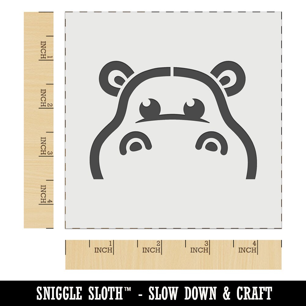 peeking-hippopotamus-wall-cookie-diy-craft-reusable-stencil-michaels